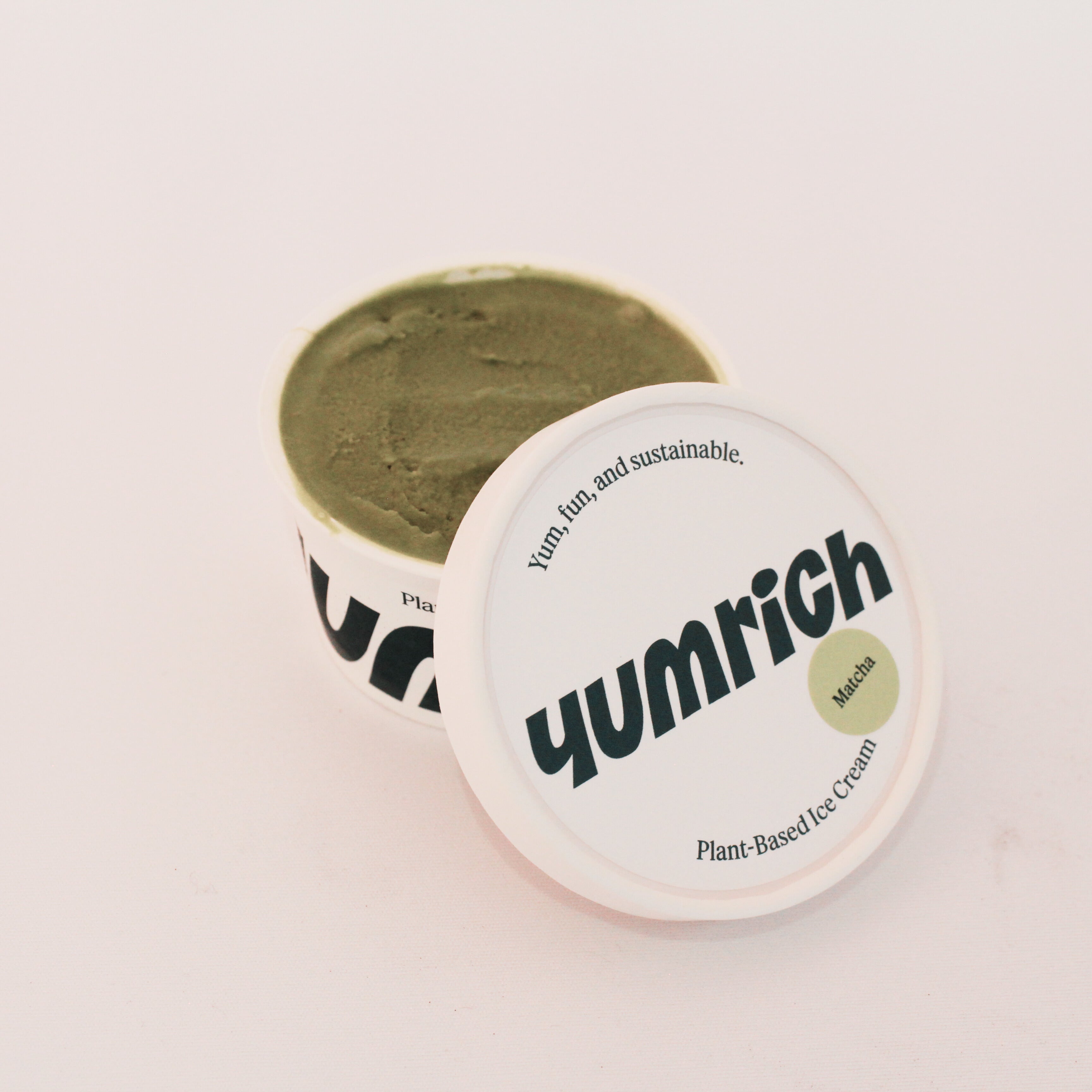 yumrich プラントベースアイス（抹茶）80mlカップ（¥600×1個）