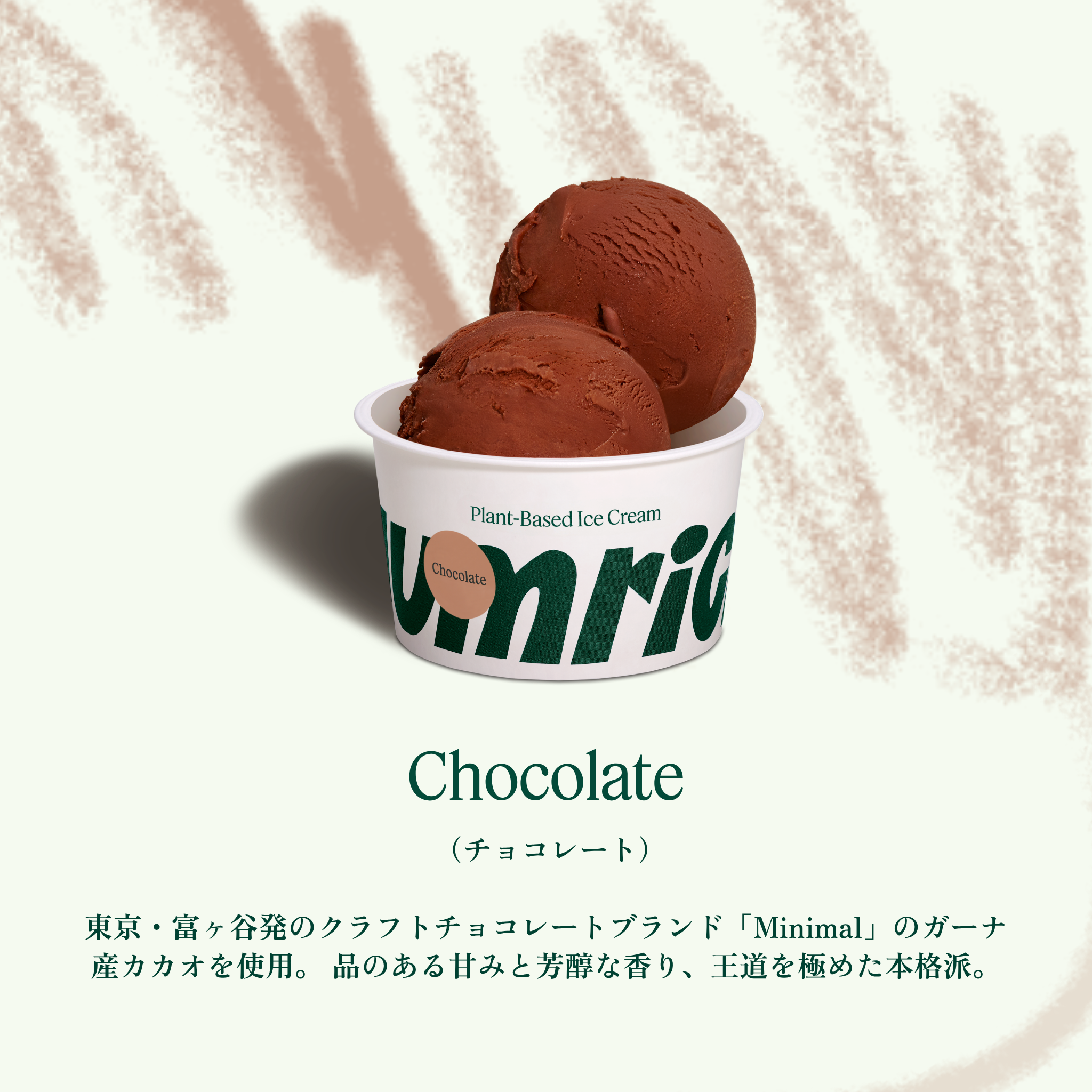 yumrich プラントベースアイス（チョコレート）2Lバルク